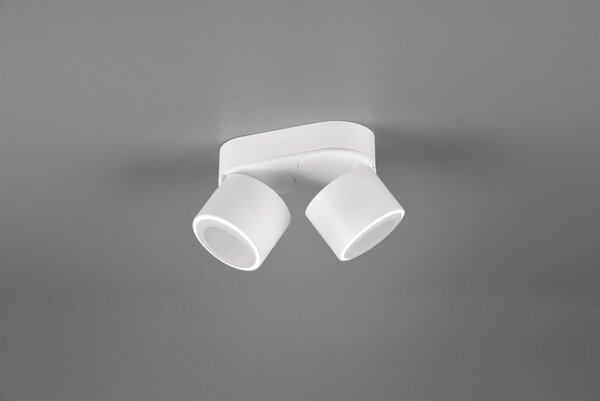 Trio 652910231 LED prisadené stropné bodové svietidlo Taurus 2x3,5W + 2x1,5W | 900lm | 3000K | IP20 - oddelené vypínače, biela
