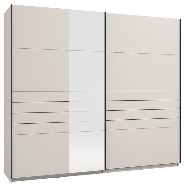 ŠAT. SKRIŇA S POSUV. DVERAMI, kašmírová, 245/217,5/60 cm Xora - Skrine