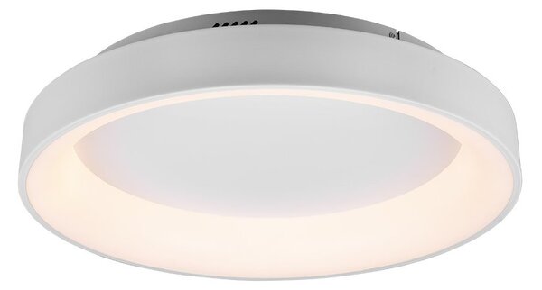 Trio 671290131 LED prisadené stropné svietidlo Girona 1x48W | SMD | 5600lm | 2700-6000K - stmievateľné, nastavenie teploty osvetlenie, pamäťová funkcia, nočný režim, diaľkové ovládanie matná biela