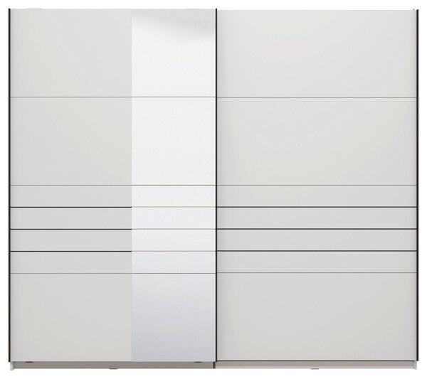 ŠAT. SKRIŇA S POSUV. DVERAMI, biela, 245/217,5/61 cm Xora - Skrine