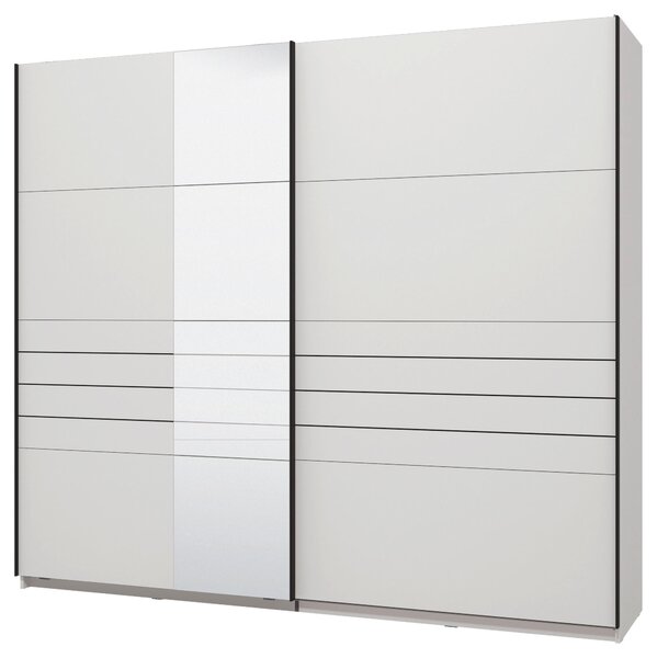 ŠAT. SKRIŇA S POSUV. DVERAMI, biela, 245/217,5/61 cm Xora - Skrine