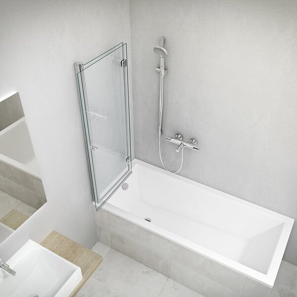 Roth Obdĺžniková akrylátová vaňa s extra tenkým lemom KUBIC NEO SLIM ROTH-Variant: rozmery: 150x70 cm - (KUBIC NEO SLIM 150x70 - 9300SLM)