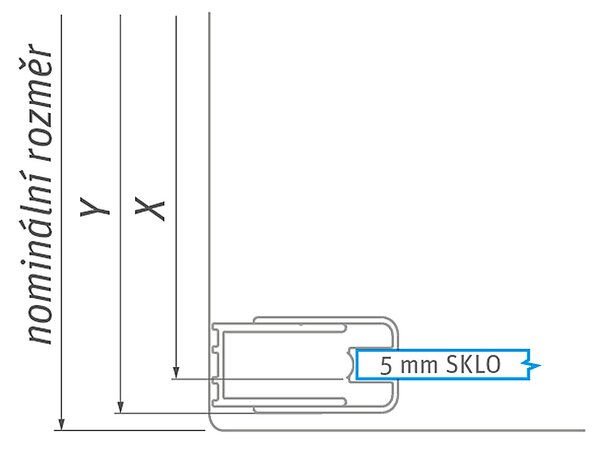 Roth Štvorcový alebo obdĺžnikový sprchovací kút LYE4+LYSW1S, brillant - bez vaničky ROTH-Variant: šírka dverí: 80 cm, šírka pevnej steny: 80 cm, orientácia: Uni - (LYE4/800_LYSW1S/800), ROTH-Profily: profily: brillant, výplň: transparent