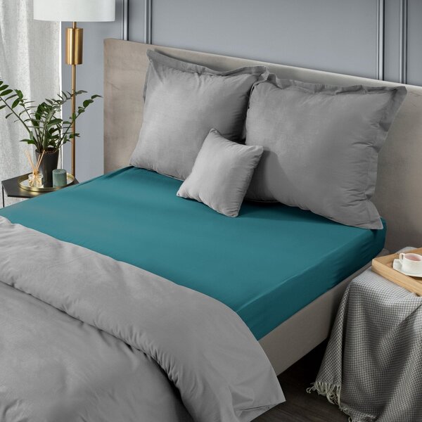 MAKOSATÉNOVÉ PRESTIERADLO NOVA 160X210 CM TYRKYSOVÉ