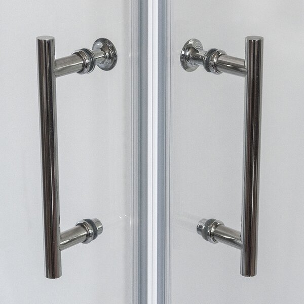 Roltechnik Outlet Štvorcový sprchovací kút OBS2 - bez vaničky ROTH-Variant: rozmery: 80x80 cm - (OBS2/80x80 - 4000703), ROTH-Profily: profily: brillant, výplň: transparent