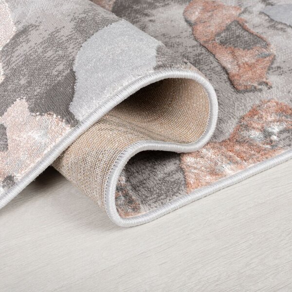 Flair Rugs , Kusový koberec Eris Marbled Blush, 80x150, ružová, obývacia izba