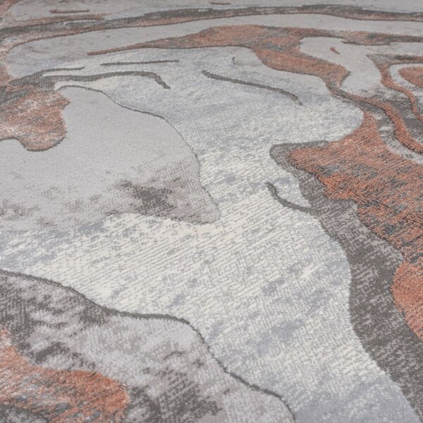 Flair Rugs , Kusový koberec Eris Marbled Blush, 80x150, ružová, obývacia izba