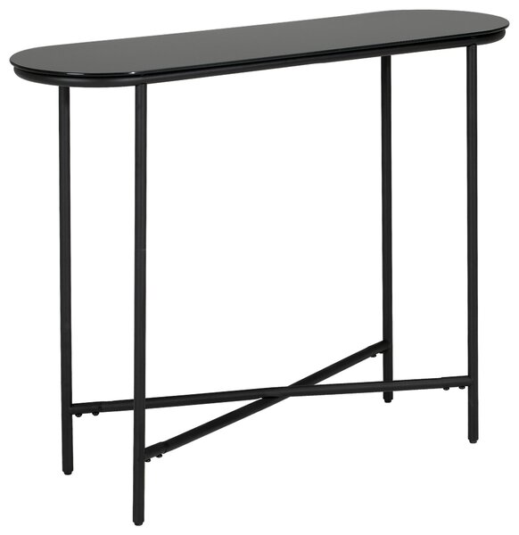 KONZOLOVÝ STOLÍK, čierna, 100/30/76 cm MID.YOU - Stolíky do obývačky, Online Only