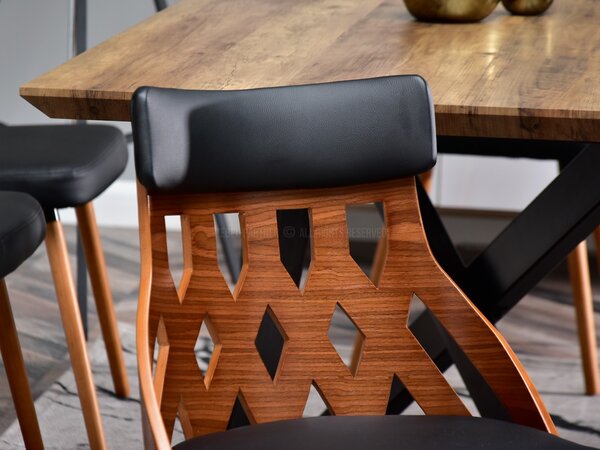 NovýNábytok.sk Stolička Crab (orech tmavý + orech). Akcia -11%. Vlastná spoľahlivá doprava až k Vám domov. 1111030