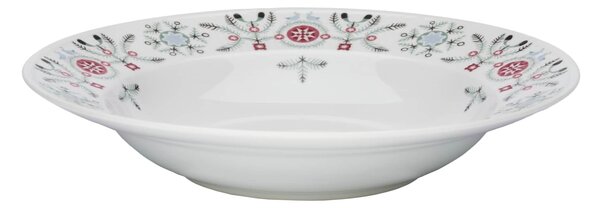 Porcelánový hlboký tanier Swedish Grace Winter Ø 25 cm
