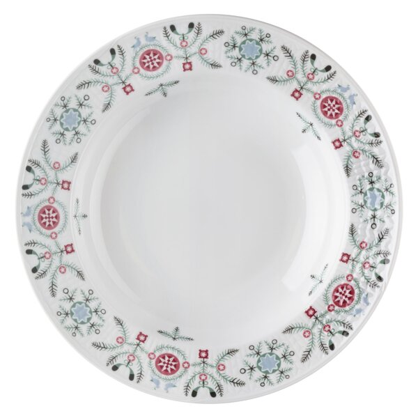 Porcelánový hlboký tanier Swedish Grace Winter Ø 25 cm