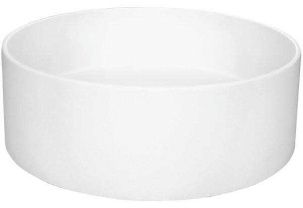 Deante Umývadlo na dosku Silia ø36 cm - CQS AU4S, granit, alabaster