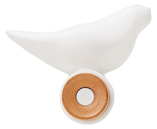 Biely nástenný háčik Essentials Bird