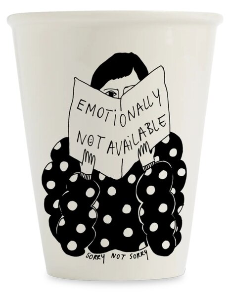 Porcelánový hrnek Sorry Not Sorry 220 ml