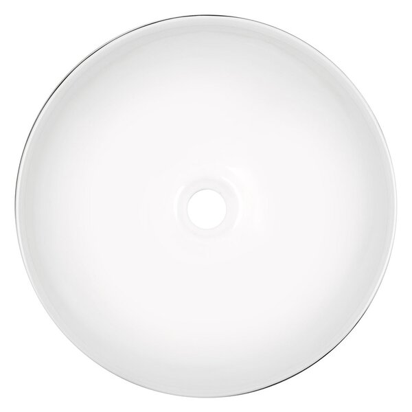 Novoterm Keramické umývadlo na dosku NV-KR-301 BW (ø 40 cm)