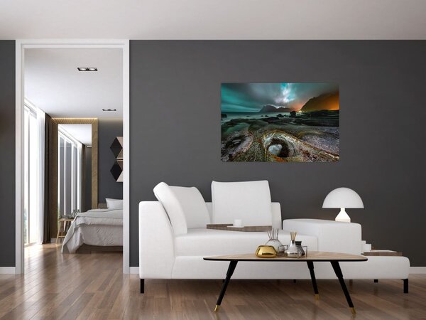 Obraz - Nočná scéna (90x60 cm)
