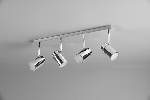 Trio 880400406 prisadené stropné bodové svietidlo Angelo 4x5W | GU10 | IP44 - chróm