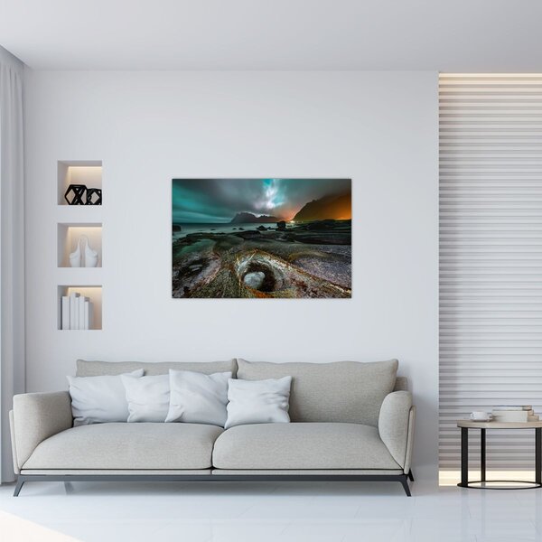 Obraz - Nočná scéna (90x60 cm)