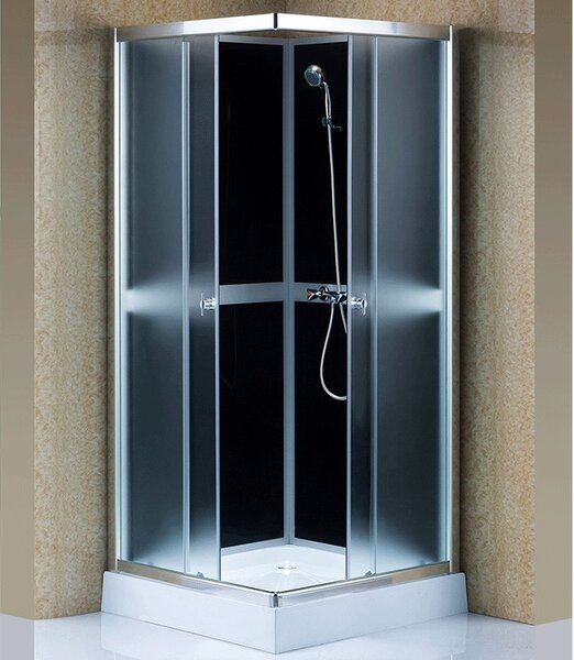 BPS-koupelny Sprchový box WSH309A GREY 80x80