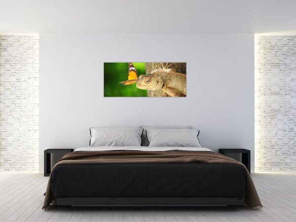 Obraz - Jašter (120x50 cm)