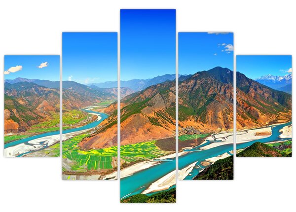Obraz - River Yangtze (150x105 cm)