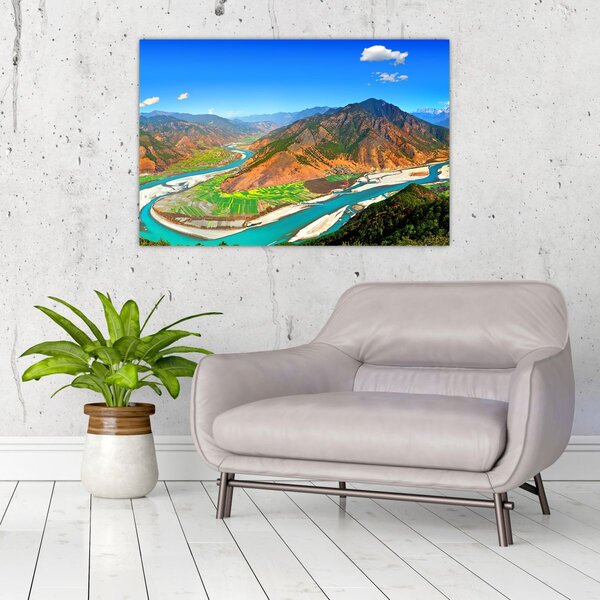 Obraz - River Yangtze (90x60 cm)