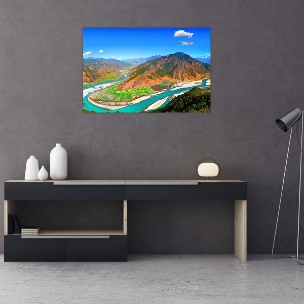 Obraz - River Yangtze (90x60 cm)