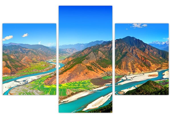Obraz - River Yangtze (90x60 cm)