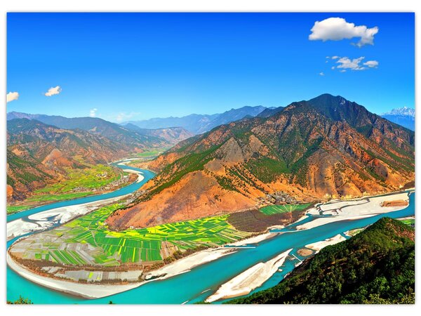 Obraz - River Yangtze (70x50 cm)