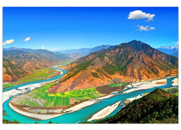 Obraz - River Yangtze (90x60 cm)