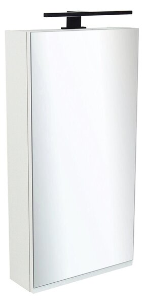 Comodo Zrkadlová skrinka Atica 40 ZS LED-B s osvetlením Any LED 30 B, čierna