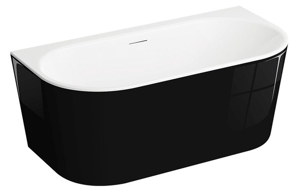 Polimat Akrylátová voľne stojaca vaňa k stene Sola 150x75 POLIMAT-Rozmery: 150x75, POLIMAT-Farba vane: Biela / biela lesk