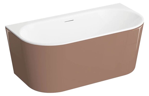 Polimat Akrylátová voľne stojaca vaňa k stene Sola 150x75 POLIMAT-Rozmery: 150x75, POLIMAT-Farba vane: Biela / biela lesk