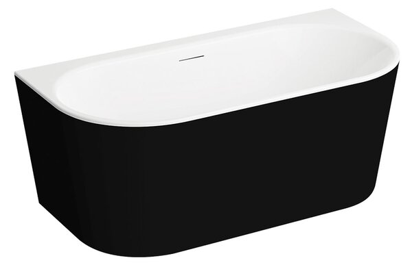 Polimat Akrylátová voľne stojaca vaňa k stene Sola 150x75 POLIMAT-Rozmery: 150x75, POLIMAT-Farba vane: Biela / biela lesk