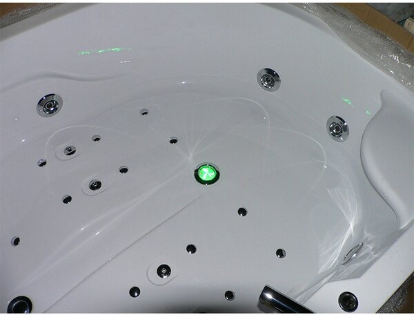 Terra Hydromasážna vírivá vaňa Carmen 631R 180x120, pravá