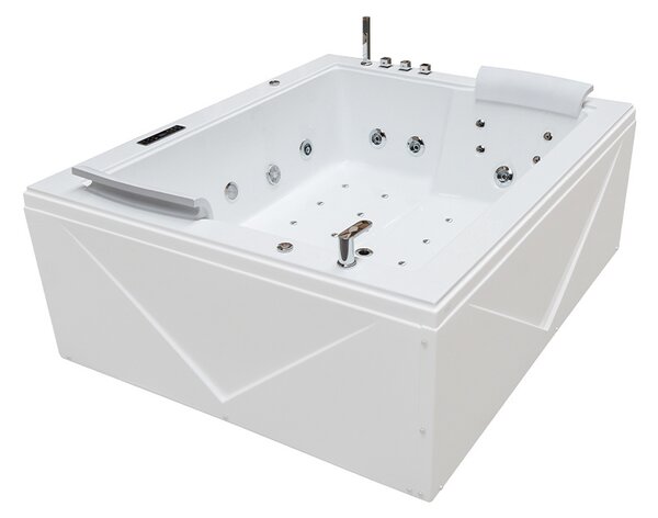 BPS-koupelny Hydromasážna vaňa DIABLO 666 II 180x150 s ohrevom vody