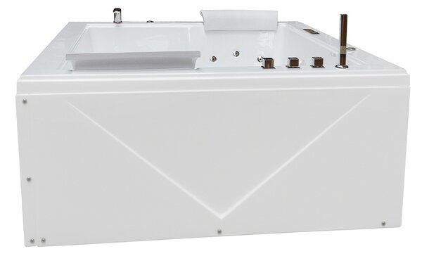 BPS-koupelny Hydromasážna vaňa DIABLO 666 II 180x150 s ohrevom vody