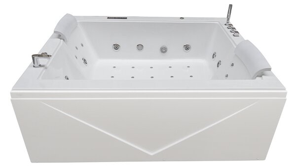 BPS-koupelny Hydromasážna vaňa DIABLO 666 II 180x150 s ohrevom vody
