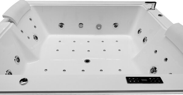 BPS-koupelny Hydromasážna vaňa DIABLO 666 II 180x150 s ohrevom vody