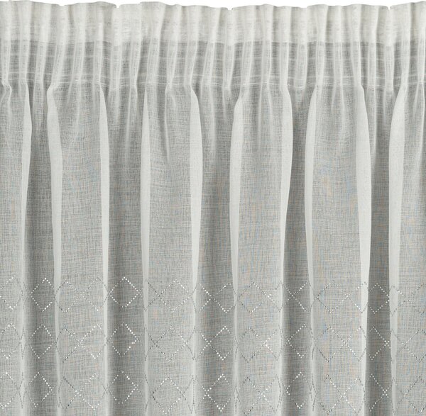 ZÁCLONA NA PÁSKE KLEO 350X270 CM BIELA