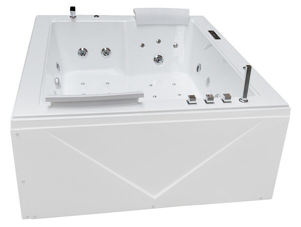 BPS-koupelny Hydromasážna vaňa DIABLO 666 II 180x150 s ohrevom vody