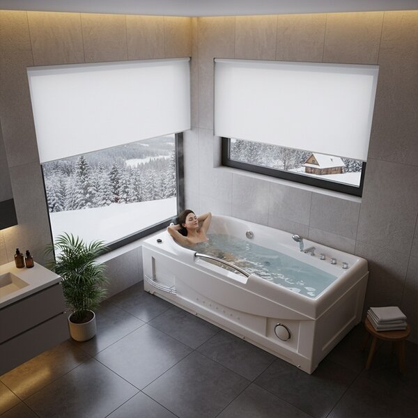 BPS-koupelny Hydromasážna vírivá vaňa Ramzes 636 168x85