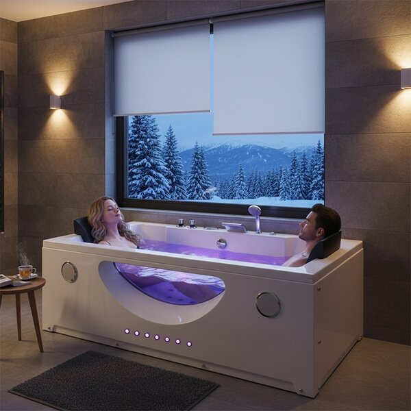 Terra Hydromasážna vírivá vaňa Levante 659 180x90