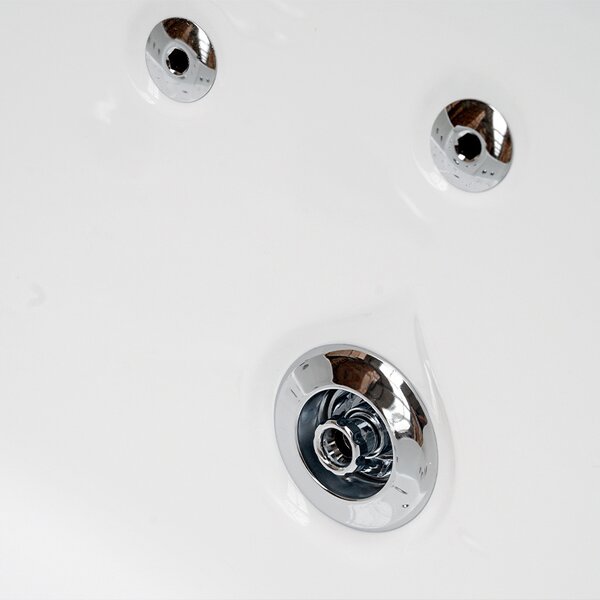 BPS-koupelny Hydromasážna vaňa DIABLO 666 II 180x150 s ohrevom vody