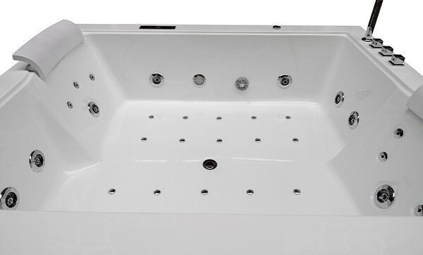 BPS-koupelny Hydromasážna vaňa DIABLO 666 II 180x150 s ohrevom vody