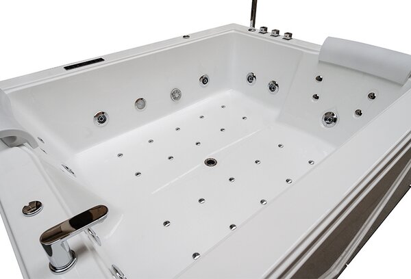 BPS-koupelny Hydromasážna vaňa DIABLO 666 II 180x150 s ohrevom vody