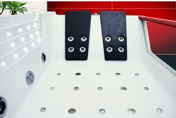 BPS-koupelny Hydromasážna vírivá vaňa IMPERIA 610H 180×120 s ohrevom vody