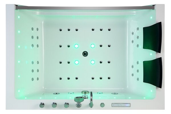 BPS-koupelny Hydromasážna vírivá vaňa NIKE 937 180x120 s ohrevom vody