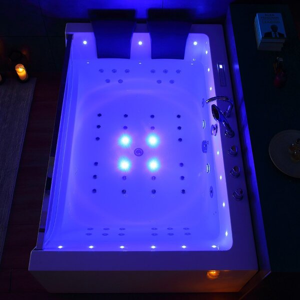 BPS-koupelny Hydromasážna vírivá vaňa NIKE 937 180x120 s ohrevom vody