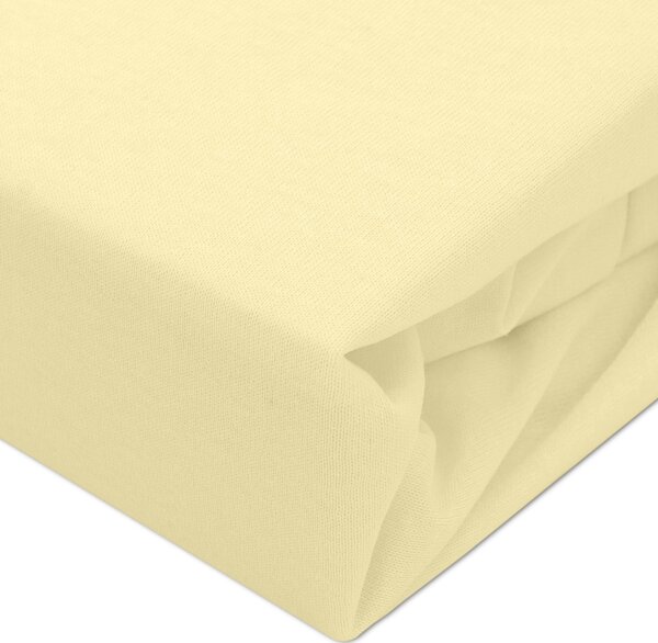DETSKÉ NEPRIEPUSTNÉ JERSEY PRESTIERADLO SG 019 60X120 CM KRÉMOVÁ